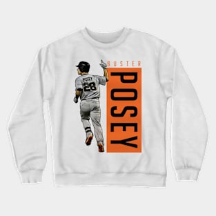 Buster Posey San Francisco Outline Crewneck Sweatshirt